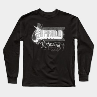 Vintage Buffalo, MN Long Sleeve T-Shirt